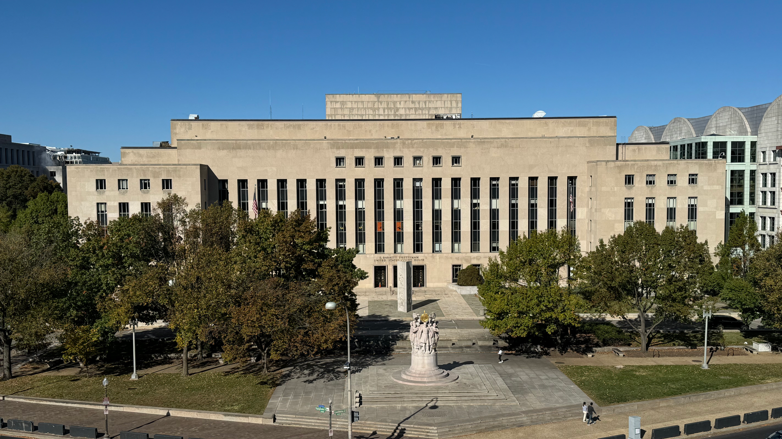 Edificio E. Barrett Prettyman en Washington, sede de la Corte de Apelaciones del Circuito de D.C.